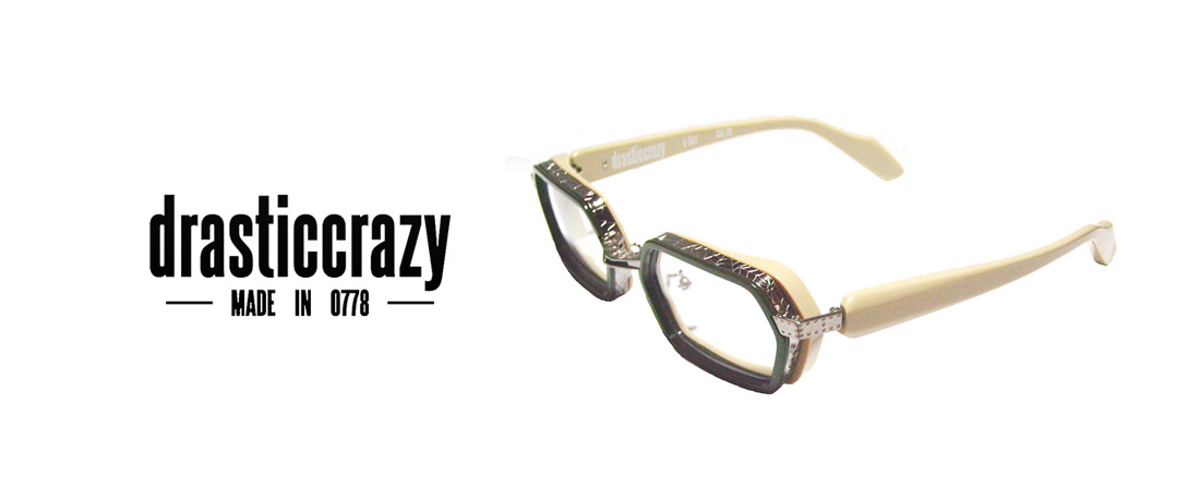 DRASTIC CRAZY(ドラスティック・クレイジー)G-6XX col.01メガネフレーム新品めがね眼鏡サングラスメンズレディース男性用女性ラウンド丸パンクロック