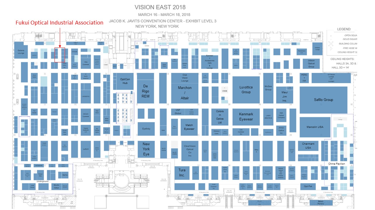 VISION EXPO EAST 2018 JAPAN GLASSES FACTORY